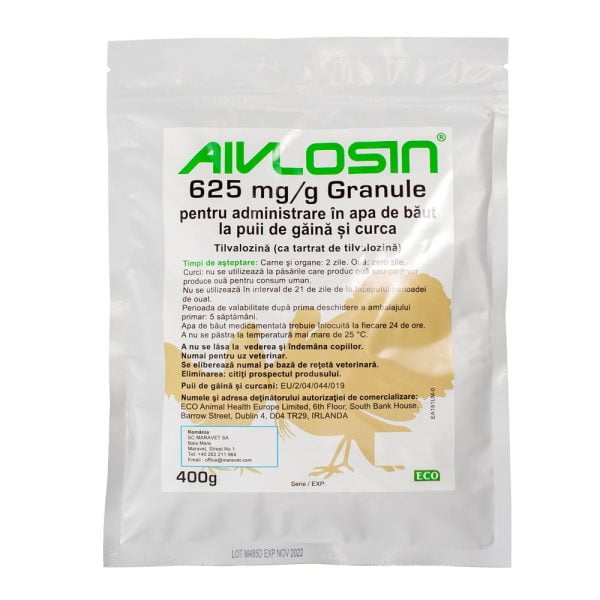 Aivlosin 625mg/g WSG x 400 g (Poultry)