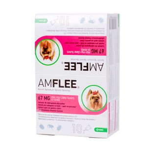 Amflee Dog 67 mg-S(2-10 kg) x 10 pipete
