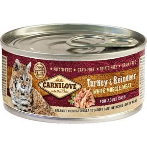 Carnilove Adult Cat Turkey and Reindeer 100 g conserva