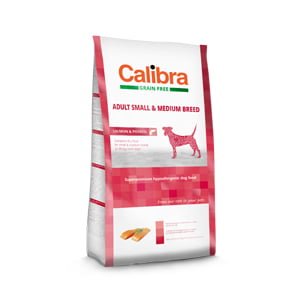 Calibra Dog GF Adult Small Medium Breed Salmon 12 kg