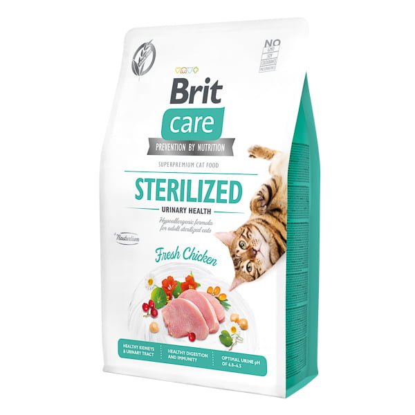 Brit Care Cat GF Sterilized Urinary Health 2 kg