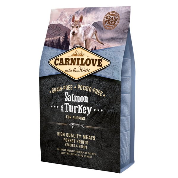 Carnilove Salmon and Turkey for Puppies 4 kg