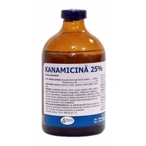 Solutie injectabila multispecie kanamicina fp 25% 100ml