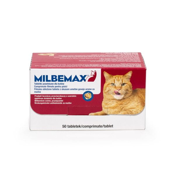 Milbemax 16/40mg cats 5x10 tab