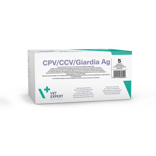 Kit testare CPV/CCV/Giardia Ag 5 Teste
