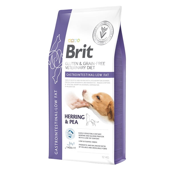 Brit GF Veterinary Diets Dog Gastrointestinal Low Fat 12 kg